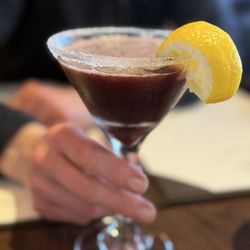 Black Trumpet Bistro - Blueberry cocktail
