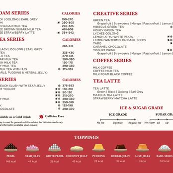Gongcha - Menu - Bubble Tea Near Me - Oklahoma City, Oklahoma Gongcha - Menu - Bubble Tea Near Me - Oklahoma City, Oklahoma