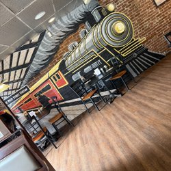 The Main Street Station - The Mural in the Back Room....