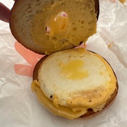 Dunkin' - Bacon Egg & Cheese  Second time I've gotten from here were they forget the bacon! How is that possible