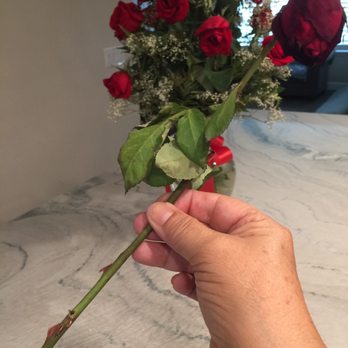 Flower Gallery - This rose was cut too short it didn't even make into the water - Florists Near Me - South Pasadena, California Flower Gallery - This rose was cut too short it didn't even make into the water - Florists Near Me - South Pasadena, California