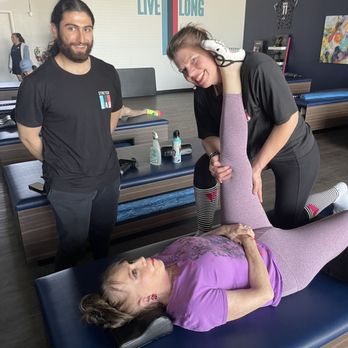 StretchLab - Flexologist Brandon and Sheri and client Paula - Fitness & Instruction Near Me - Albuquerque, New Mexico