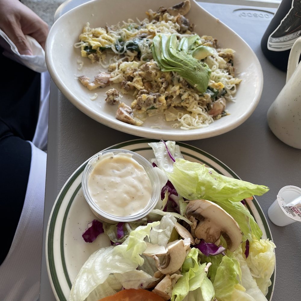 Country Waffles - Joe's w/o potatoes w/ side salad - Breakfast & Brunch Near Me - Dublin, California Country Waffles - Joe's w/o potatoes w/ side salad - Breakfast & Brunch Near Me - Dublin, California