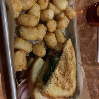 Taproot Cider House - Vegan grilled cheese and tater tots - Bars Near Me - Traverse City, Michigan Taproot Cider House - Vegan grilled cheese and tater tots - Bars Near Me - Traverse City, Michigan