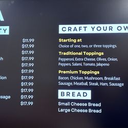 Harry's - New menu