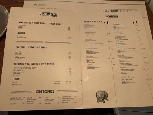 Menu photo 6 Vic Braseria Barcelona, B