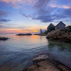 Annisquam Harbor Lighthouse - Hard to get close to, but pretty sunset views