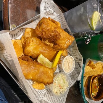 Shenanigans - Fish and house chips. Yummy house-made tartar sauce. Dinner portion. - Irish Near Me - Dahlonega, Georgia Shenanigans - Fish and house chips. Yummy house-made tartar sauce. Dinner portion. - Irish Near Me - Dahlonega, Georgia