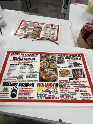 Strawberry King Rolled Ice Cream