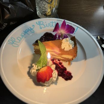 Aria - Birthday dessert - Wine Bars Near Me - Winter Haven, Florida