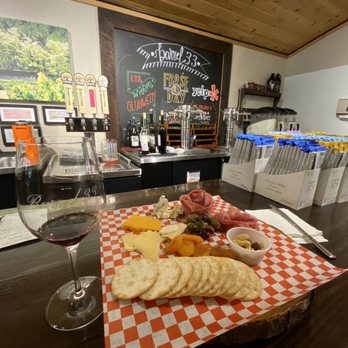 Barrel 33 - Gotta go all out! Thank you Rina for the rose! Meant a lot - Wine Tasting Room Near Me - Big Bear Lake, California