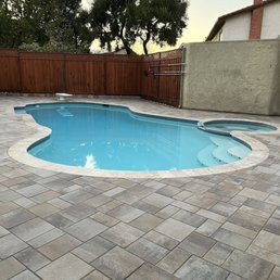 Finished pool Finished pool