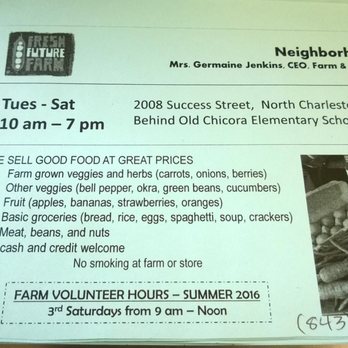 Fresh Future Farm - Store info - Fruits & Veggies Near Me - North Charleston, South Carolina
