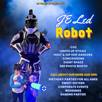 Jazzy's Entertainment - Book your JE Robot. This is a game changer for your event. - Clowns Near Me Jazzy's Entertainment - Book your JE Robot. This is a game changer for your event. - Clowns Near Me