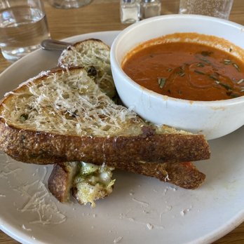 Prep & Pastry - Grilled cheese with tomato bisque - Breakfast & Brunch Near Me - Tucson, Arizona Prep & Pastry - Grilled cheese with tomato bisque - Breakfast & Brunch Near Me - Tucson, Arizona