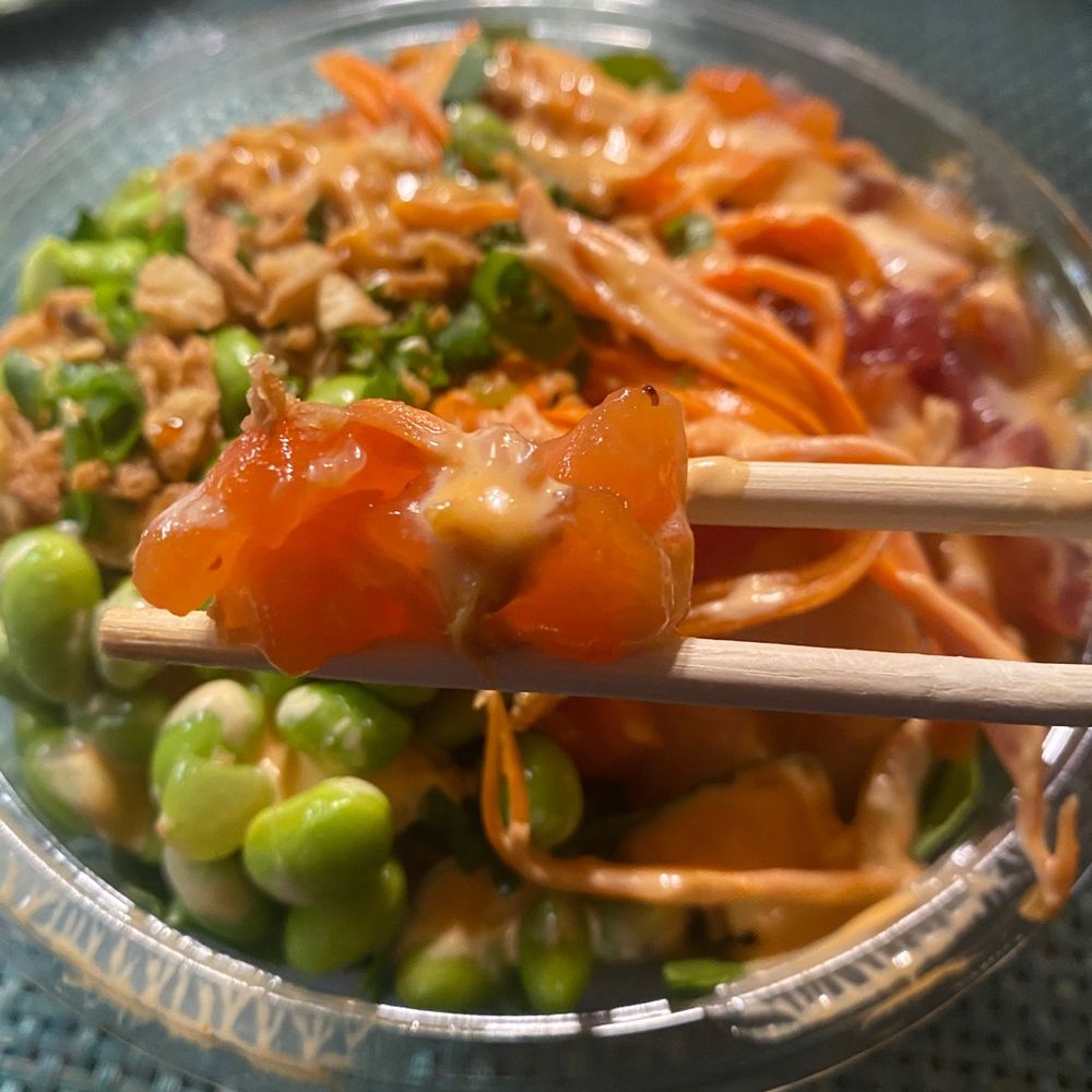 Krave - Closer look of the tuna! Delicious:) - Poke Near Me - Tulare, California