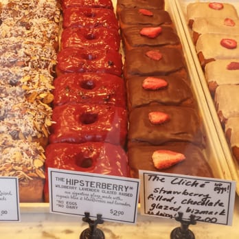 Guru Donuts - Lineup of fresh doughnuts on a Sunday morning. - Donuts Near Me - Boise, Idaho