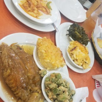 Amy Ruth's - The food Smothered Turkey Wings, mac-n-cheese, fried okra Shrimp and grits and collards - Southern Near Me - New York, New York Amy Ruth's - The food Smothered Turkey Wings, mac-n-cheese, fried okra Shrimp and grits and collards - Southern Near Me - New York, New York