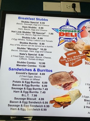 Menu photo 2 Coppell Deli Coppell, TX