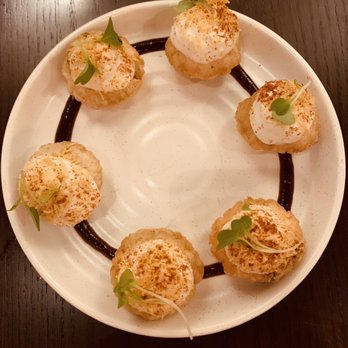 ROOP Chicago Innovative Indian Restaurant & Cocktail Bar - Dahi puri with avocado and radish! - Indian Near Me - Chicago, Illinois