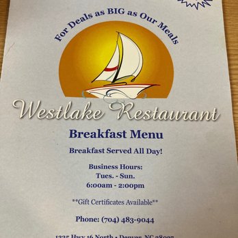 Westlake Restaurant - Breakfast & Brunch Near Me - Denver, North Carolina Westlake Restaurant - Breakfast & Brunch Near Me - Denver, North Carolina