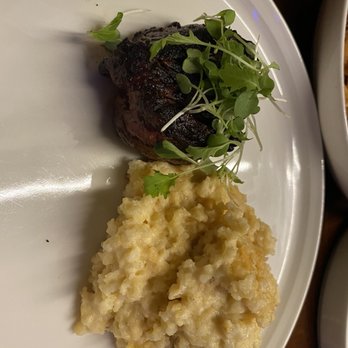Six Hundredº - 6oz filet with Gouda grits - Steakhouses Near Me - Winston-Salem, North Carolina