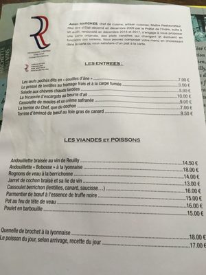 Menu photo 2 Le P'tit Bouchon Châteauroux, 36 Menu photo 2 Le P'tit Bouchon Châteauroux, 36