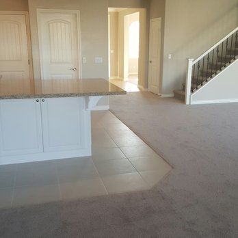 Freedom Floors - Before, carpet in main areas and stairs. Tile kitchen - Flooring Near Me - Menifee, California Freedom Floors - Before, carpet in main areas and stairs. Tile kitchen - Flooring Near Me - Menifee, California