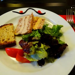 La Table du Curé - Entrée : terrine de foie gras et dinde