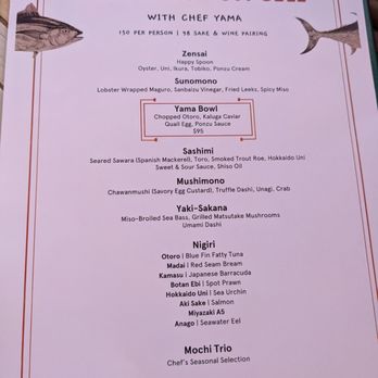 The Bungalow Kitchen - Omakase menu - New American Near Me - Tiburon, California The Bungalow Kitchen - Omakase menu - New American Near Me - Tiburon, California