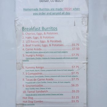 La Keka Mexican Food - The menu at La Keka - Food Trucks Near Me - Denver, Colorado La Keka Mexican Food - The menu at La Keka - Food Trucks Near Me - Denver, Colorado