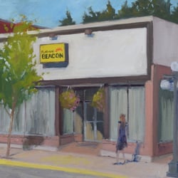 Flathead Beacon - The Beacon, Oil on Canvas 11"x14" www.jefftroupefineart.blogspot.com