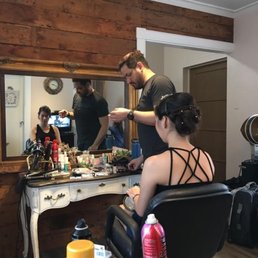Prom preparation! Thanks Glenn and Roungie!!! I loved it!