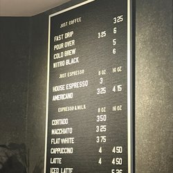 Drink Menu