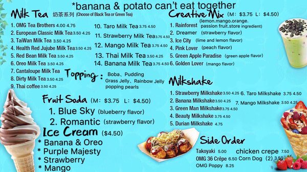 Menu photo 7 OMG Cafe & Tea Jacksonville, FL Menu photo 7 OMG Cafe & Tea Jacksonville, FL