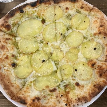 FIRED Pizza - Pesto potato pizza LIFE CHANGING FORREAL - Pizza Near Me - Stockton, California FIRED Pizza - Pesto potato pizza LIFE CHANGING FORREAL - Pizza Near Me - Stockton, California