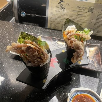 Sushi Goemon - Soft shell crab hand roll - Japanese Near Me - San Francisco, California