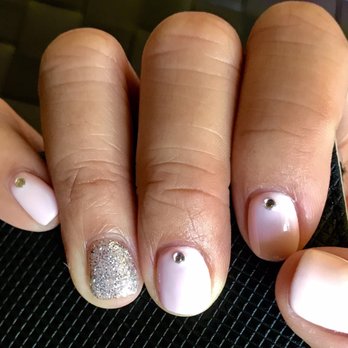 A Z Nails - Light pink (#51) with glitter and rhinestones. Ask for Ann!!! - Nail Salons Near Me - Sacramento, California A Z Nails - Light pink (#51) with glitter and rhinestones. Ask for Ann!!! - Nail Salons Near Me - Sacramento, California