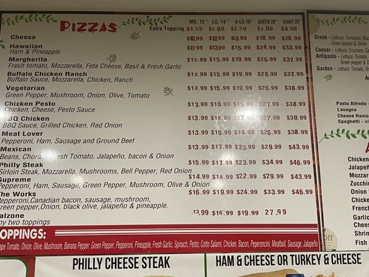 Menu photo 8 Pizzero Grill Lemon Grove, CA