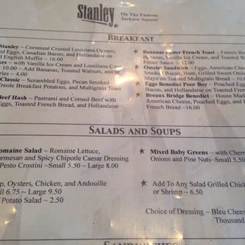Stanley - Breakfast Menu - Breakfast & Brunch Near Me - New Orleans, Louisiana Stanley - Breakfast Menu - Breakfast & Brunch Near Me - New Orleans, Louisiana
