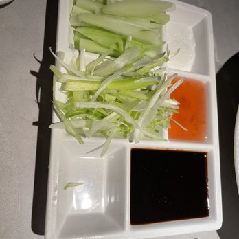 Uluh - Condiments for the Peking duck - Tea Rooms Near Me - New York, New York Uluh - Condiments for the Peking duck - Tea Rooms Near Me - New York, New York