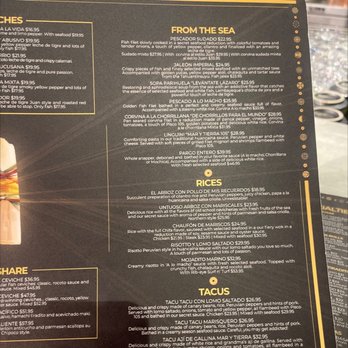 CVI.CHE 105 - Menu - Peruvian Near Me - Miami, Florida