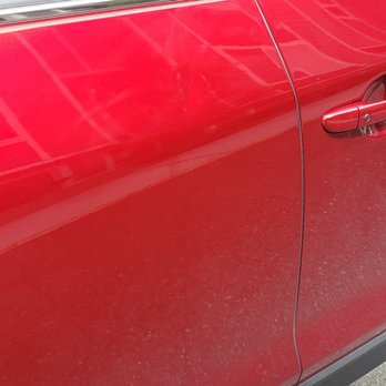 Dentless In Seattle - About a 4 inch crease dent on a 2019 Mazda CX-5 - Mobile Dent Repair Near Me Dentless In Seattle - About a 4 inch crease dent on a 2019 Mazda CX-5 - Mobile Dent Repair Near Me