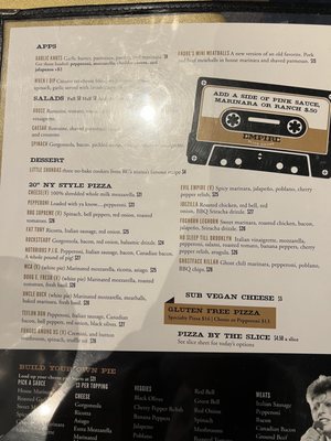 Menu photo 2 Empire Slice House - Edmond Edmond, OK Menu photo 2 Empire Slice House - Edmond Edmond, OK
