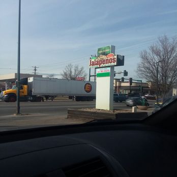 Jalapeños Restaurant - View of sign from drive thru - Mexican Near Me - Englewood, Colorado Jalapeños Restaurant - View of sign from drive thru - Mexican Near Me - Englewood, Colorado