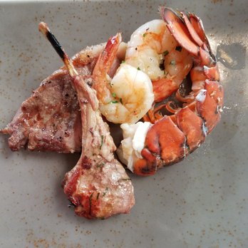 La Hiki - My grilled lamb chops, shrimp and lobster tail - Breakfast & Brunch Near Me - Kapolei, Hawaii
