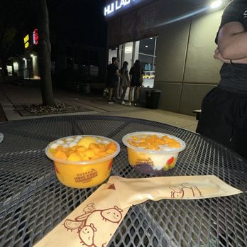 Hui Lau Shan - Mango chewy ball and mango delight trio - Desserts Near Me - Austin, Texas Hui Lau Shan - Mango chewy ball and mango delight trio - Desserts Near Me - Austin, Texas
