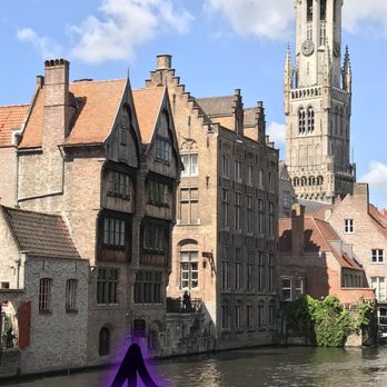 Relais Bourgondisch Cruyce - View of the Hotel from other side of the Canal - Hotels Near Me - Bruges, VWV