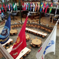 Troy University - View of the Dining Hall from above.