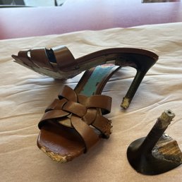 Damaged by dog YSL sandal